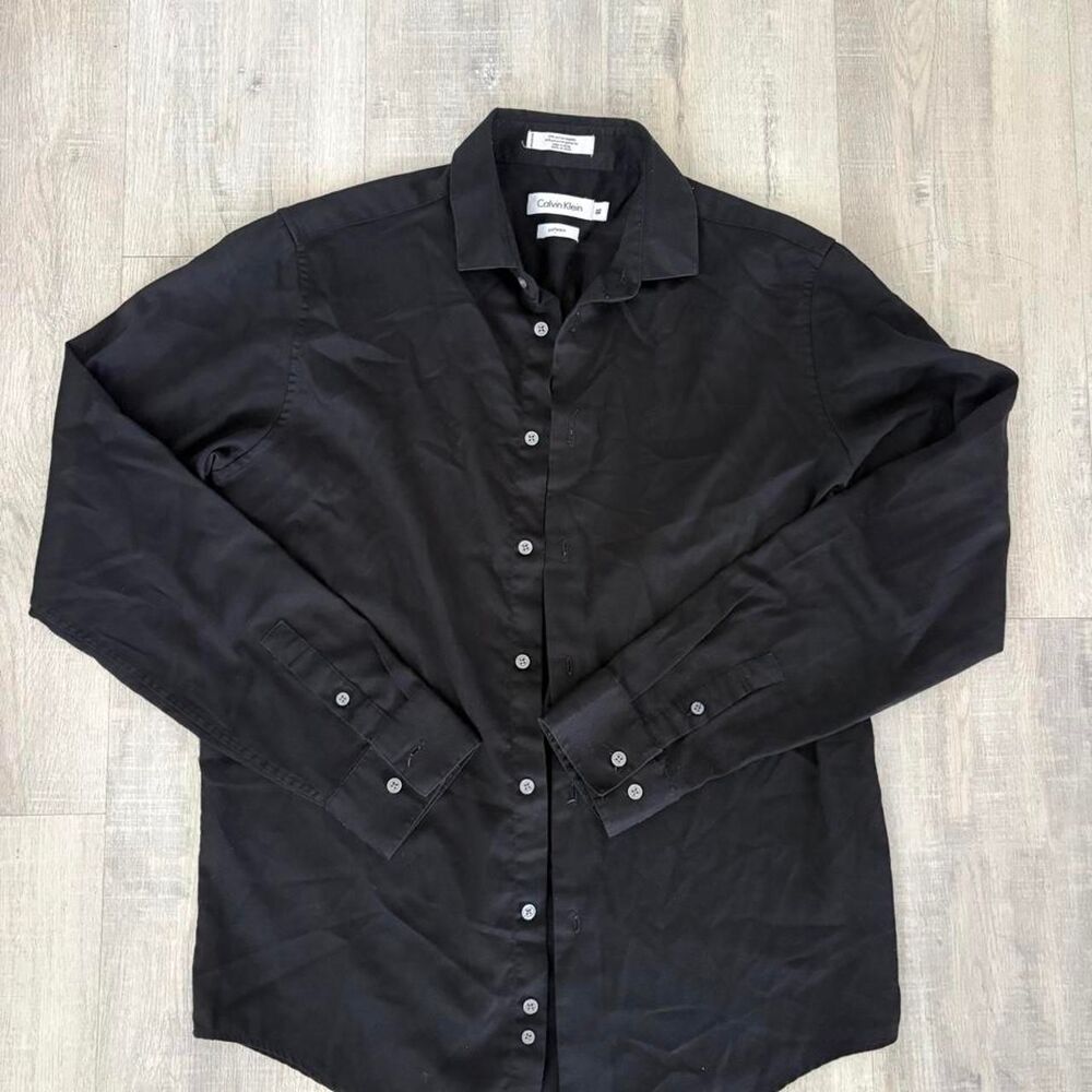 Calvin-klein Men's Black Shirt